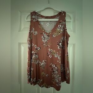 Women’s tank top size large, floral